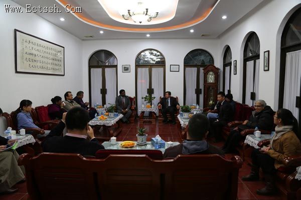 印度教会代表团来访我院 印度教会代表团来访我院